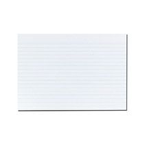 Herlitz 1150507 Indexkaarten - Wit - 100 stuks