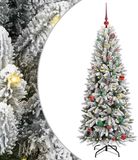 vidaXL - Kunstkerstboom - Wit - 150 cm