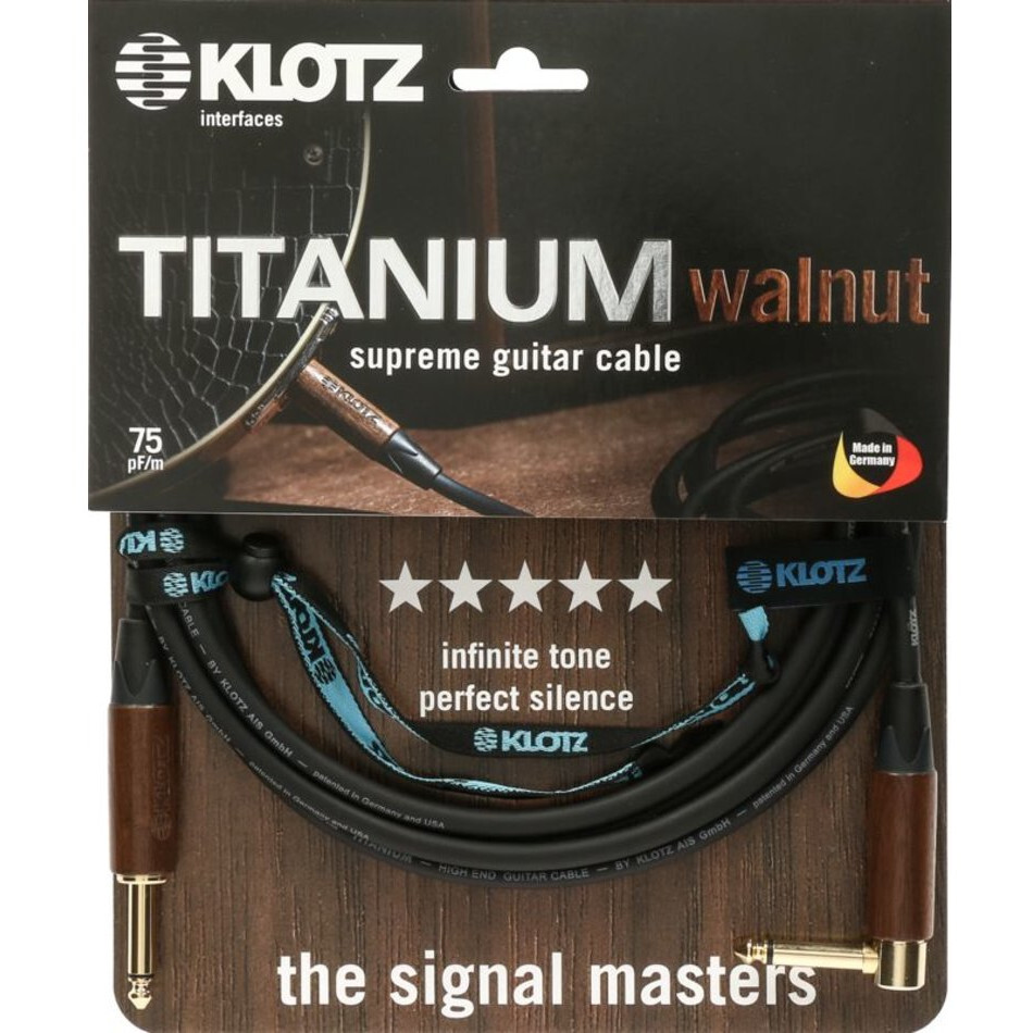 KLOTZ TIW0300PR Titanium Walnut 3 m