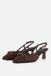 Tamaris Slingback Met Hak bruin Raffia - Maat 39