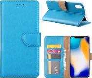 B2Ctelecom Apple iPhone Xs Max Hoesje Turquoise met Pasjeshouder