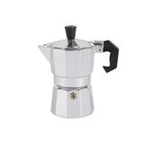 Krüger 511 aluminium espressokoker 1 kopje, aluminium, zilver