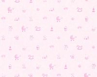 A.S. Création Little Stars Kinderkamer Behang - Roze - Vliesbehang - Dierenprint