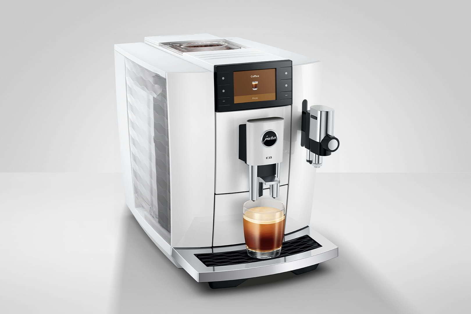 JURA - E8 Piano White (ED) - Volautomatische espressomachine