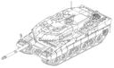 Trumpeter Modelbouwpakket Militaire voertuigen - 07191 German Leopard2A6 MBT Tank Plastic - 1:72 - Modelbouw