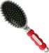 Merkloos / Sans marque Casa Y Menaje Haarborstel Hairmaster - zilver met rood handvat - 23 x 6 cm - kunststof - heren/dames/kinderen