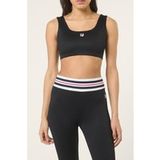 FILA Bientina Heritage Tape Active Bra Top Noir Taille : M