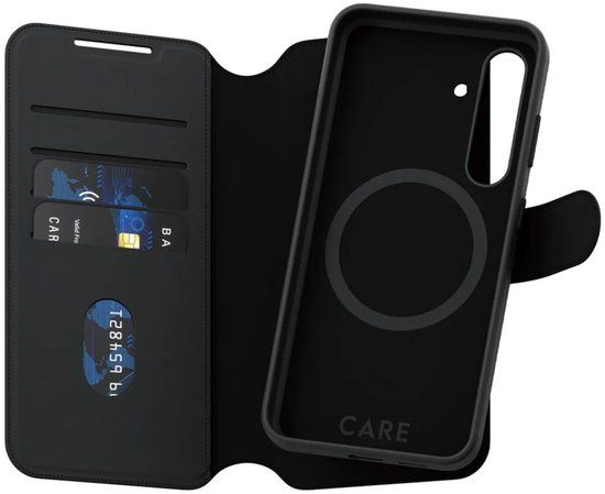 PanzerGlass CARE by PanzerGlass Tango 2 in 1 Wallet Case voor Samsung Galaxy S24 Plus - Zwart