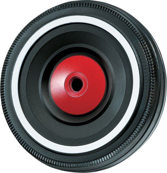 B.I.G. Bobby-Car Whisper Wheels - Black/Red
