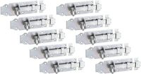 Alberts 840907 Grendel, recht, met platte handgreep und befestigter Schlaufe, elektrolytisch verzinkt, dik gepassiveerd, plaat 100 x 44 mm, set van 10