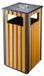 OEM Houten prullenbak, 35 x 35 x 81 cm, bruin, 1 stuk