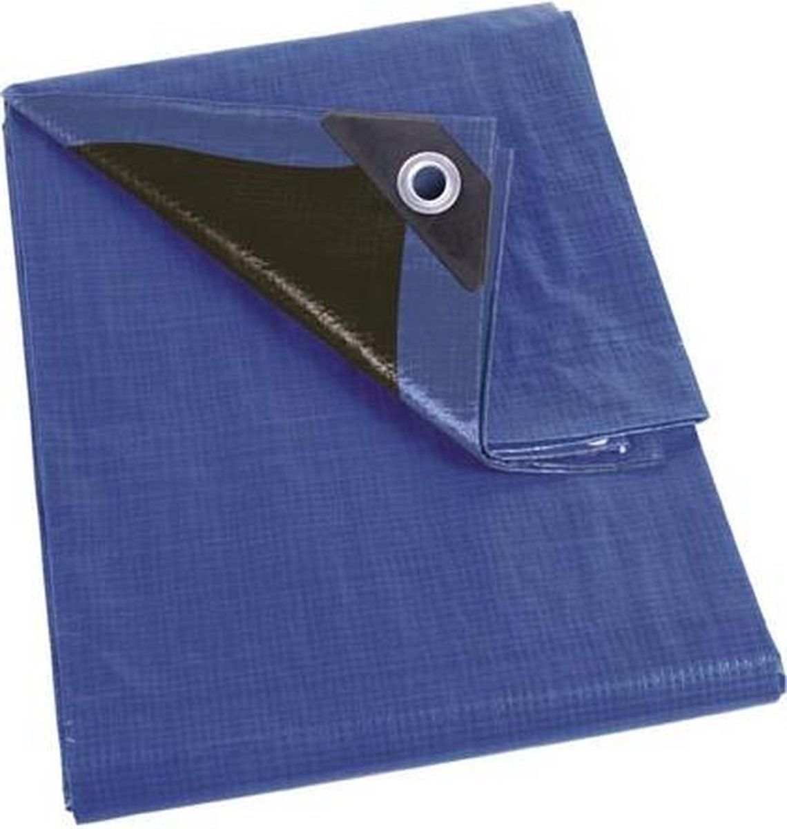 Perel Dekzeil - Blauw/Zwart - Ultrasterk - 3 X 4 M