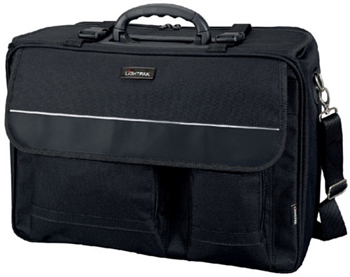 Lightpak Koffer 46008 - The Flight pilotenkoffer, van polyester, zwart 45 x 34 x 20 cm, 11,5 liter 10100194