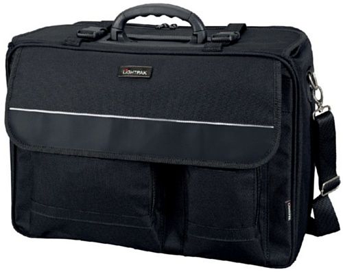 Lightpak Lightpak Koffer 46008 - The Flight pilotenkoffer, van polyester, zwart 45 x 34 x 20 cm, 11,5 liter