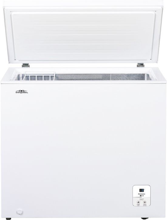 Everglades EVFR5202 Vrieskist - 191 Liter - E - Digitaal - Wit - 5 jaar Garantie