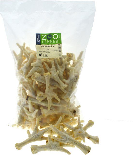Zoolekker Kippenpoot wit - 1 kg
