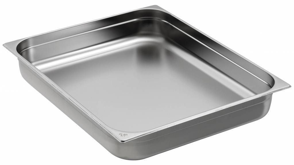 Saro Gastronormbakken edelstaal GN 2/1 T150