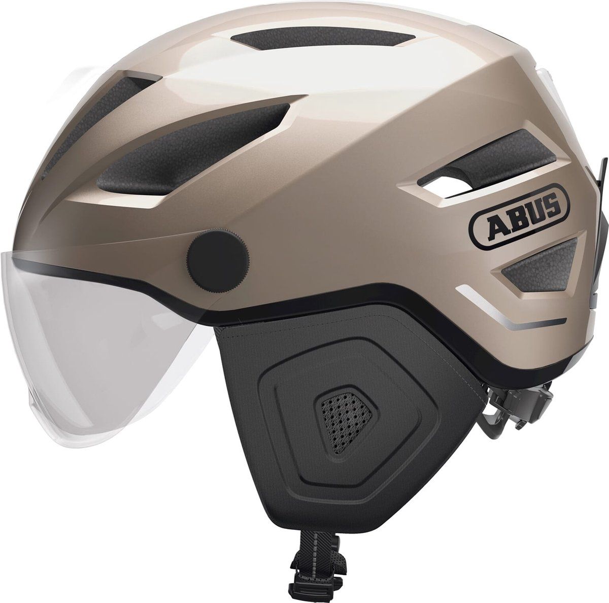 Abus Pedelec 2.0 ACE Fietshelm - Champagne gold - Maat M (52-57 cm) NTA gekeurd - Geschikt voor high speed e-bikes en snorfietsen