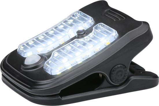 Grundig Solar Tuinverlichting Clip - Solar Lamp met Bewegingssensor - Tuinspot met Koel en Warm Wit Licht - LED Buiten Verlichting - Batterijduur 6-8 Uur - Zwart