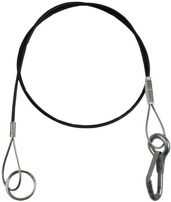 Ben Tools Aanhanger safety remkabel - 100 cm - aanhangwagen breekkabel / oplooprem kabel