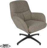 LABEL51 Fauteuil Chill Zone - Bruin - Stof