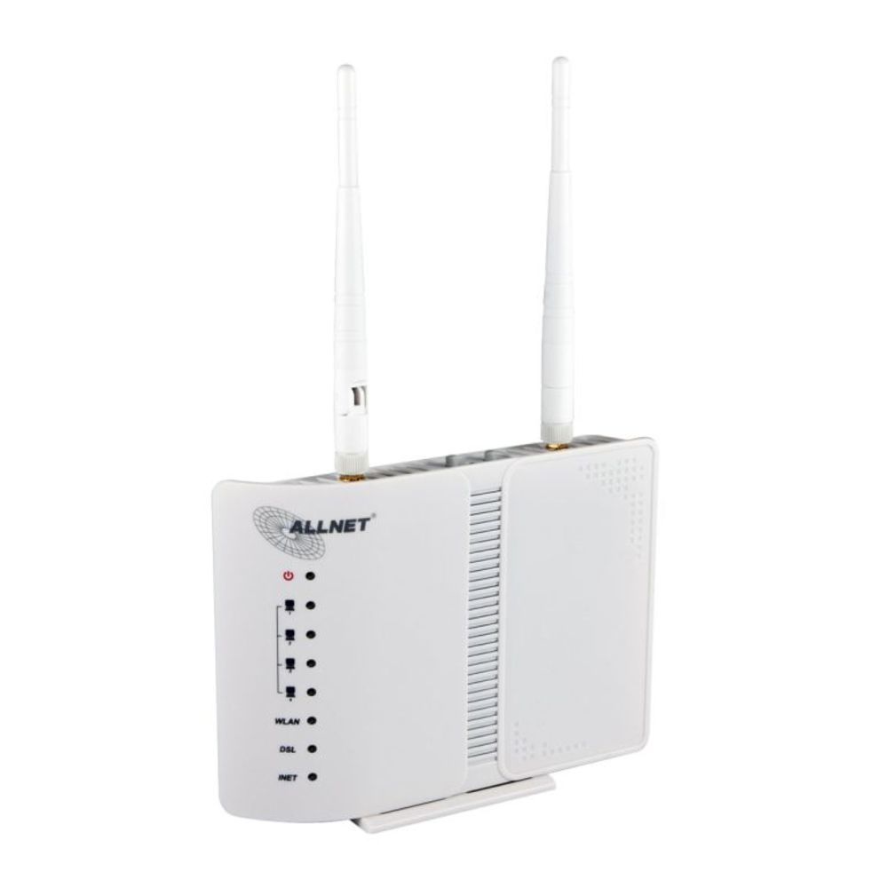 Allnet ALL-WR02400N - Draadloze router - Wit