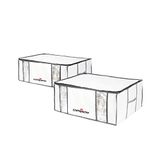 Compactor Set 2 x Vacuüm opbergtas Wit 65 x 50 x 27 cm
