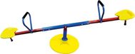 Paradiso Toys Balançoire en Cadre Métallique, Plastique, Jaune