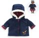Corolle Babypop Winterjas - Donkerblauw, Bontkraag, 36cm Poppen