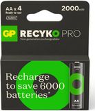 GP Batteries ReCyko Pro GPRCP200AA167C4 huishoudelijke batterij Oplaadbare batterij AA Nikkel-Metaalhydride (NiMH)