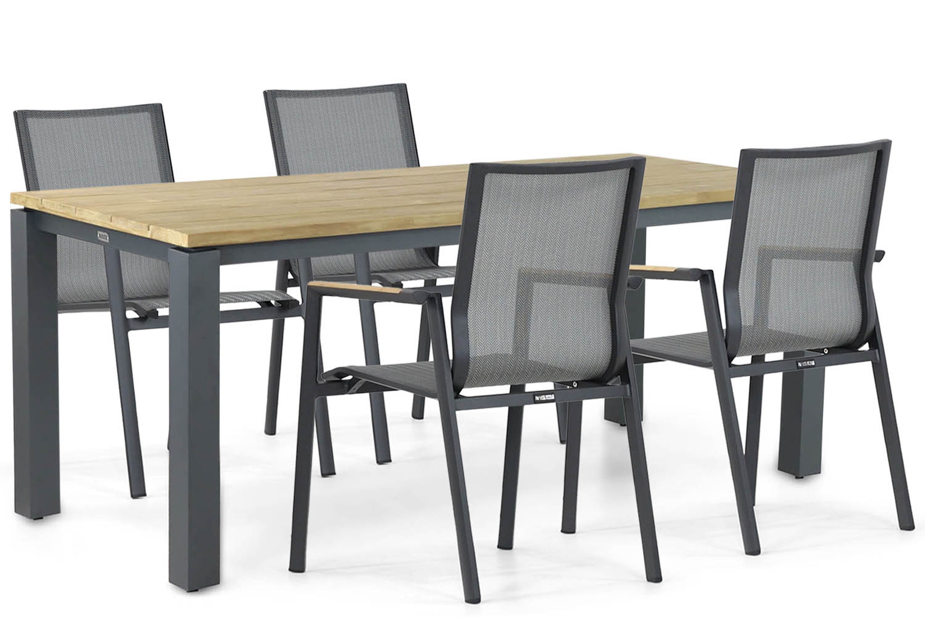 Lifestyle Garden Furniture Lifestyle Lifestyle Fiora/Riviera 180 cm dining tuinset 5-delig