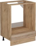 Vicco R-Line Ovenombouwkast – 60 cm Sonoma/Goudkleurig Eiken
