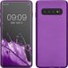 kwmobile telefoonhoesje geschikt voor Samsung Galaxy S10 - Back cover in metallic paars