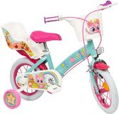 Toimsa Bikes Rider Bike 12´´ Gaticornio Fiets Blauw 3-4 Years Meisjes
