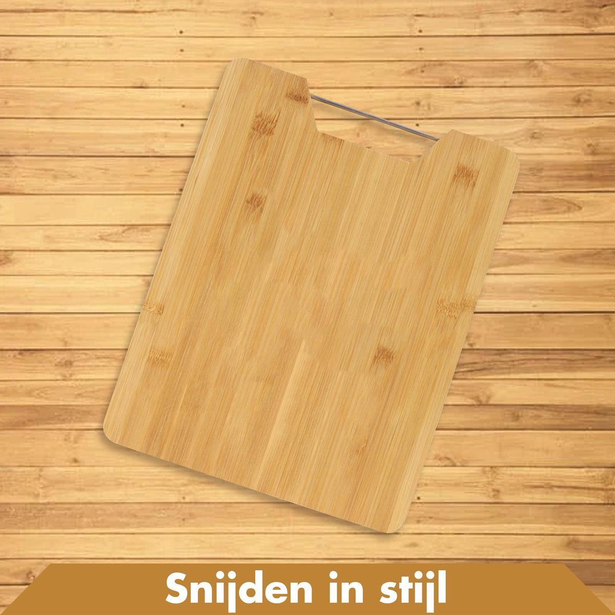 ZD Trading Moderne Snijplank | Bamboe | 32.5 x 25 cm