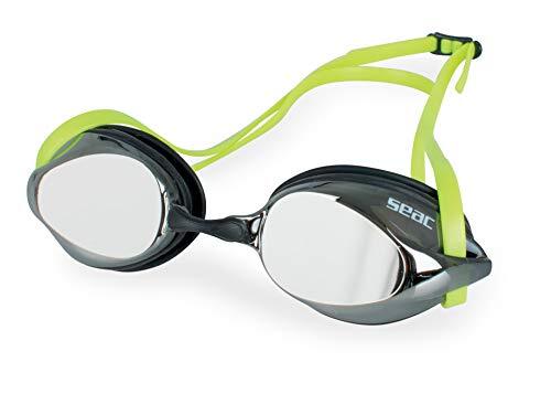 Seac Ray, Gespiegelde Zwembril voor Dames en Heren, Zonnebescherming voor de Ogen, Perfect voor Open Water