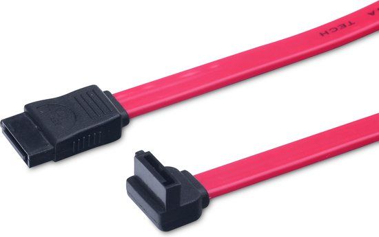 ASSMANN Electronic SATA-kabel 0,5 m Zwart, Rood