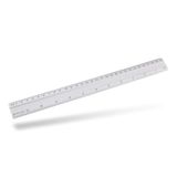 D.RECT 30 cm Aluminium Liniaal voor School Kantoor Thuis Zilver