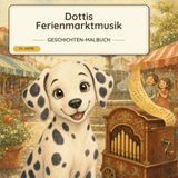 Dottis Ferienmarktmusik: Ein Dalmatiner-Malbuch mit Ferienmarktgeschichte für Kinder ab 5