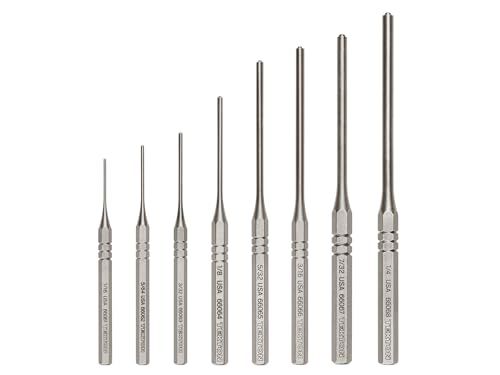 TEKTON Roll Pin Punch Set - 8 Piece (1/16-1/4 inch) - PNC93001