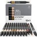 Winsor & Newton 884955080122 - Markeerstiften - Zwart - 13 stuks