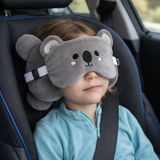 Out of the blue Koala Reiskussen & Oogmasker – 2-in-1 Knuffel en Nekkussen – Lichtgewicht – Voor Kinderen