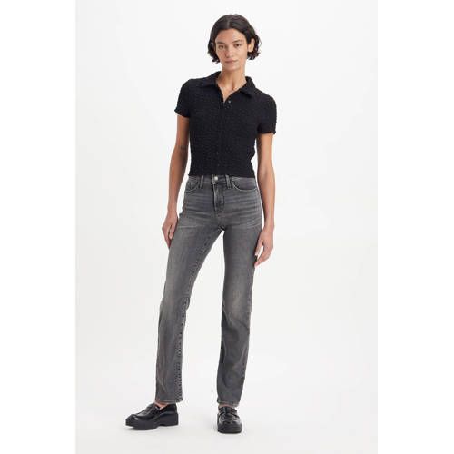 Levi's 314 Shaping Straight Fit Jeans - Grey Denim