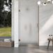 FortiFura Galeria Douchedeur - 100x200cm - Mat glas - Antikalkbehandeling - Losse deur