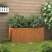 Maison Exclusive - Jardinière en acier Corten, dimensions 62x40x39 cm