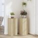 VidaXL Support de plantes 2 pièces Sonoma Chêne 30 x 30 x 70 cm Bois traité