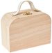 Artemio Houten koffer, 13 x 9,5 x 6 cm