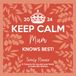 Keep Calm Calendar 2024 - Maand to a View Familieplanner 30cm x 30cm - Officiële Merchandise