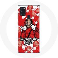 Maniacase Hoesje voor Samsung Galaxy A21S La casa de papel Vinger