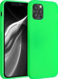 kwmobile telefoonhoesje geschikt voor Apple iPhone 12 / iPhone 12 Pro - Hoesje voor smartphone - Back cover in neon groen